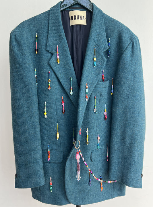Teal Blazer M
