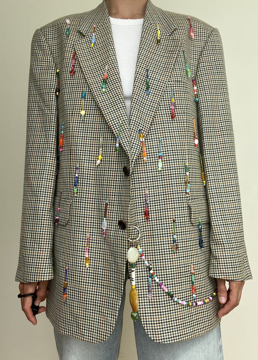 Shepherd Rainbow Beaded Blazer