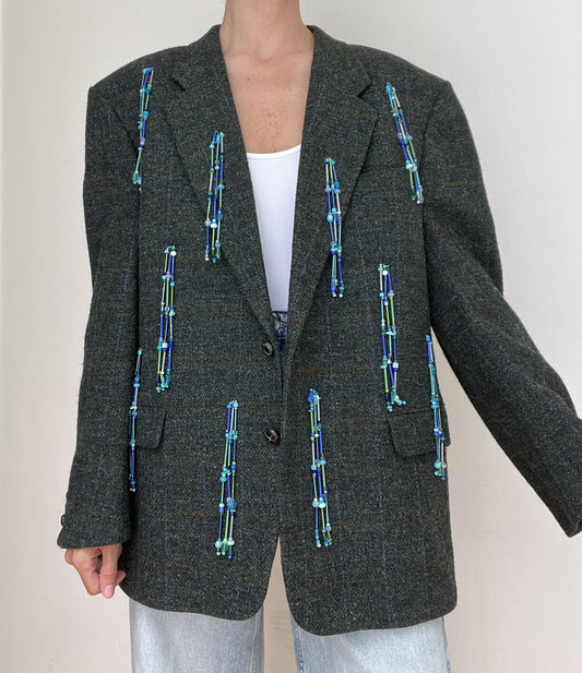 Blue Cowgirl Beaded Blazer link
