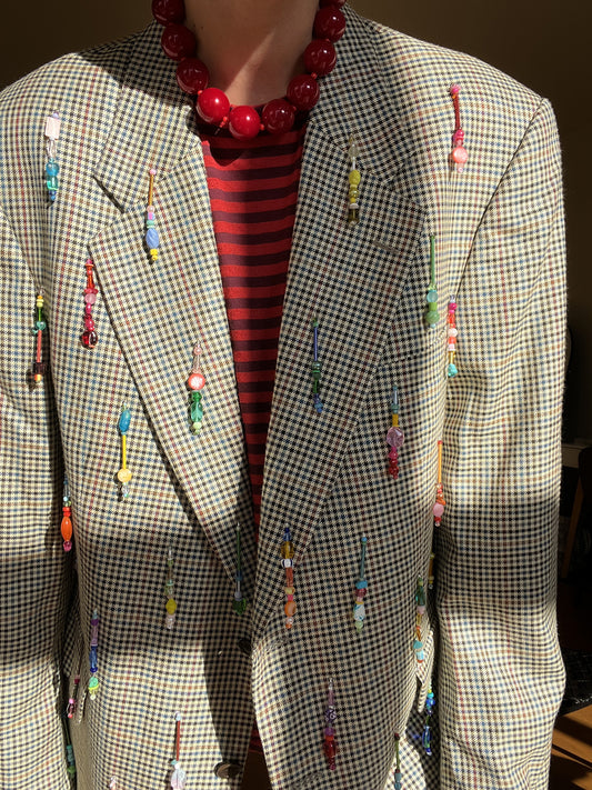 Shepherd Rainbow Beaded Blazer